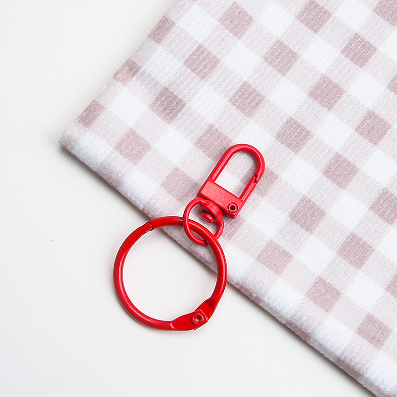 Loquet de porte rouge, clip de 3 cm