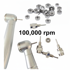 Roulement à billes miniature à gorge profonde en acier inoxydable SMR63ZZ haute vitesse pour perceuse <span class=keywords><strong>dentaire</strong></span>, turbine <span class=keywords><strong>dentaire</strong></span>, voiture RC, roulements 3x6x2 mm - Product Image 1