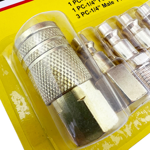 Juego de acoplador rápido de 5 uds de hierro de tipo americano directo de fábrica con herramientas de Hardware chapadas en superficie de cobre - Product Image 3