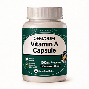 Private Label <span class=keywords><strong>Vitamin</strong></span> A Nahrungsergänzungsmittel Hochdosiertes Retinol für Augengesundheit & Hautaufhellung Stärkt die Immunität Erwachsene 60 Kapseln - Product Image 1