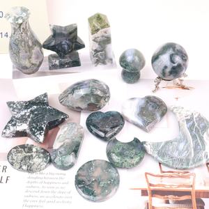 Confiance par plus de 10000 clients cristal naturel sculpture à la main pierre cristal mousse agate sculptures pour la décoration de la maison - Product Image 2