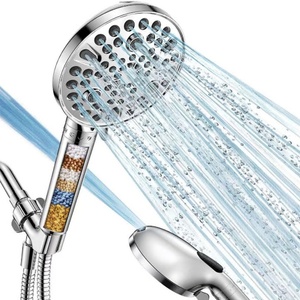 Handheld Shower Head with Filter High Pressure Shower Head with 10 <b>Spray</b> Modes Hard Water Softener Showerhead with Hose - Product Image 1