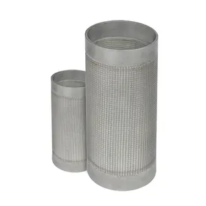 304 316 Stainless Steel Hydraulic Metal Excavator Gear Pump Filter Element