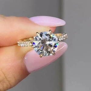 Anello con Fiocco Laterale a Sei Punte per Donna - Product Image 5