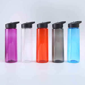 Botella de Agua de Plástico de 650 ml, Libre de BPA, a Prueba de Fugas, para Oficina - Product Image 1