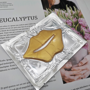 Feuille de masque à lèvres en collagène, emballage personnalisé, masque à lèvres, patchs, hydratant, anti-rides, <span class=keywords><strong>gel</strong></span> de soins pour les lèvres, cristal rose, or 24K, pièces - Product Image 3