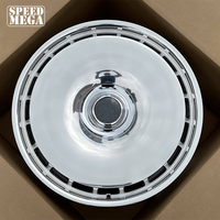 Ruedas Speedmega de 20-24 Pulgadas, Brillantes, Pulimentadas, de Aleación de Aluminio Forjado Mecanizado por CNC, Diseño 3D para Rolls Royce Cullinan Phantom Ghost