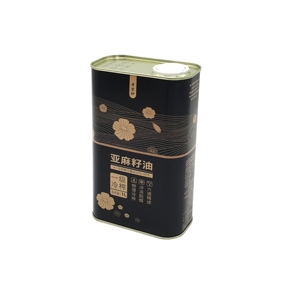 Prix d'usine – Boîte rectangulaire en fer blanc de 1L pour huile d'olive avec impression offset, logo personnalisé, emballage alimentaire vide de qualité alimentaire - Product Image 6