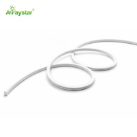 Bande lumineuse LED néon flexible 6*6mm 24V 196 LED/m IP67 pour éclairage sous-meuble, découpe libre