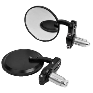 Nouveau rétroviseur <span class=keywords><strong>de</strong></span> moto en aluminium avec verre transparent, 22 mm, pour extrémité <span class=keywords><strong>de</strong></span> <span class=keywords><strong>guidon</strong></span>, compatible Harley MSX125 NK150 - Product Image 1