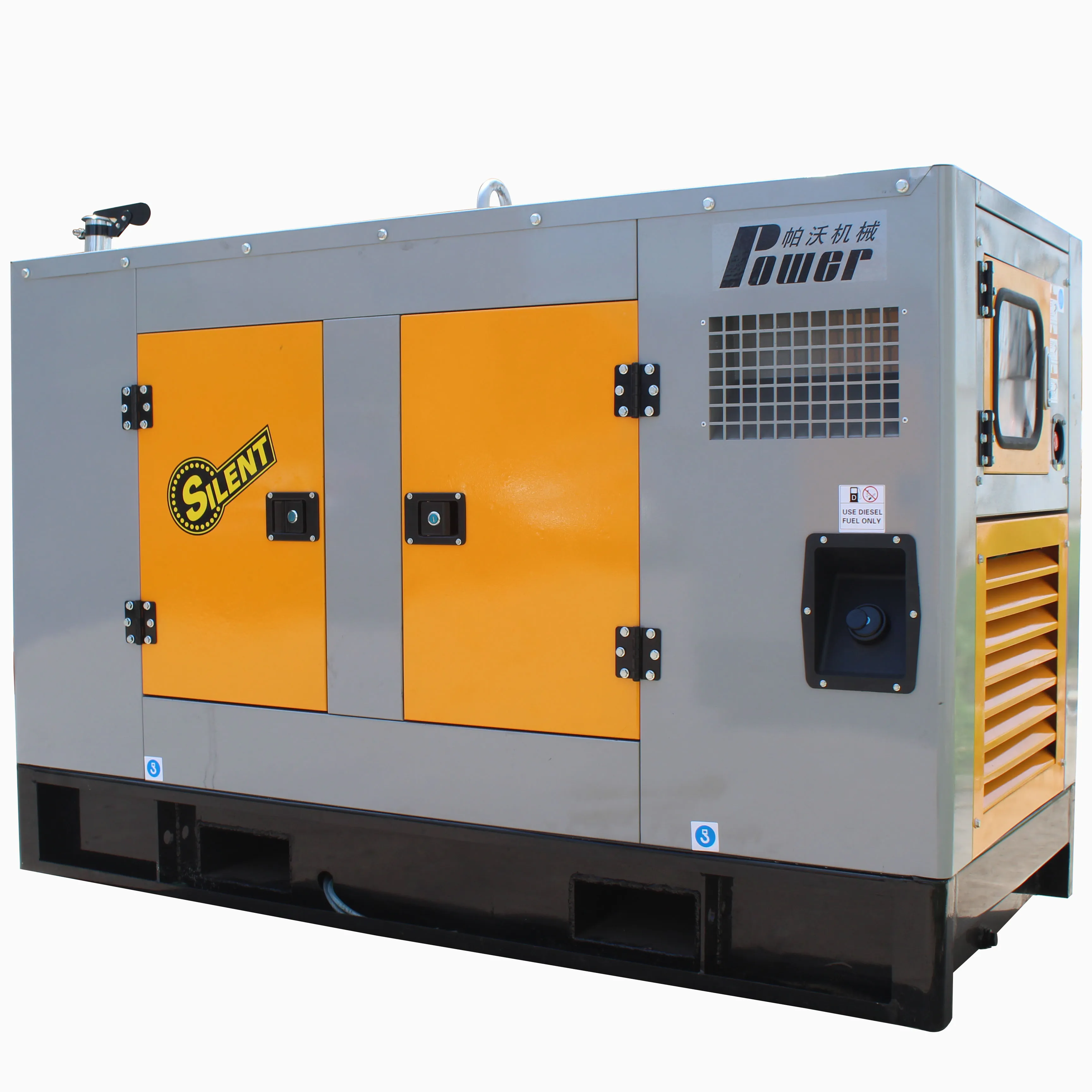 Silent diesel genset and mobile power station