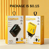 Chargeur rapide pour téléphone portable 240W, 240 W USB-C PD, charge rapide, 5 ports USB Type C, charge GaN, QC3.0, adaptateur de voyage, extérieur mécanique