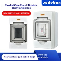 Boîte de distribution de disjoncteurs à montage en surface pour extérieur, étanche à la poussière et à l'eau IP65, MCCB-125S/2300