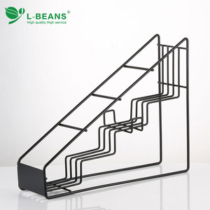 Support à Sirop en Acier Inoxydable L-BEANS à 4 Niveaux, Présentoir de Rangement pour Outils de Bar, Noir, Blanc, Bronze - Product Image 3