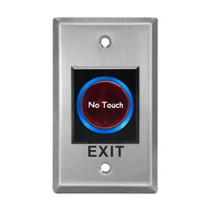 Touchless infrared sensor button non touch push door release exit button