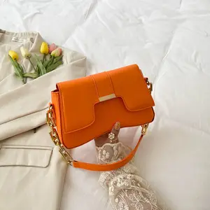 I-0162 New Fashion Women Purses Trendy Pu Leather Shoulder Underarm Bag Female Popular Solid Color Small Bags Women Handbags