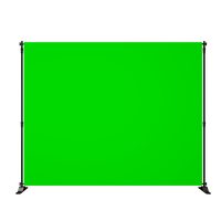 Exposition publicité tension tissu aluminium présentoir tuyau drapé taie d'oreiller toile de fond écran vert étape répéter support