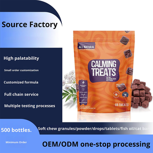 Complément apaisant pour animaux de compagnie OEM pour la relaxation quotidienne et l'entretien, complément nutritionnel à la racine de valériane, friandises calmantes - Product Image 2