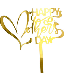 ท็อปเปอร์เค้กอะคริลิค น้ำผึ้งและความหวาน สุขสันต์วันแม่ ของตกแต่งเค้กวันแม่ - Product Image 3