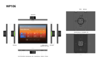 Tablet Android de 10 Pulgadas para Montaje en Pared, 4G LTE, Sin Batería, PoE, NFC, Diseñada para Edificios Comerciales y Oficinas Inteligentes 24/7, ODM, GMS