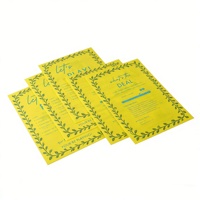 Couleur personnalisée 5.25x7.75 pouces PVC Mahjong Shuffle Card Yellow Mahjong Tile Shuffler Lot de 2 Pièces pour le Mélange