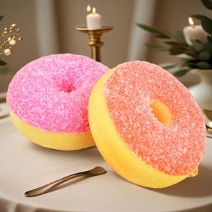 Juguete Antiestrés - Juguete de Pastel de PU Realista - Llavero de Rebote Lento con Modelos Suaves de Pan y Donuts para Niños - Product Image 2