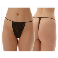 Culotte tanga jetable pour femmes, Bikini, string, sous-vêtements pour le bronzage par pulvérisation et la cire