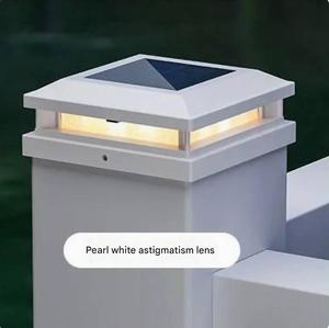 Lampioni a Colonna ad Energia <span class=keywords><strong>Solare</strong></span>, Luci per Pali di Recinzione, Illuminazione Esterna Impermeabile, Luci per Recinzioni e Muri, e Lampioni a Colonna per Esterni - Product Image 3