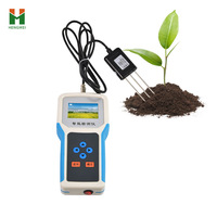 Medidor de Humedad, Temperatura y Salinidad del Suelo Portátil 3 en 1, Equipo de Prueba Multifunción para Medir el pH del Suelo