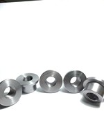 Servicio de mecanizado CNC de bujes de aluminio personalizados, arandelas planas, espaciadores, piezas de separación sin rosca M3 M4 M5 M6 M8 M10 de 2mm a 30mm