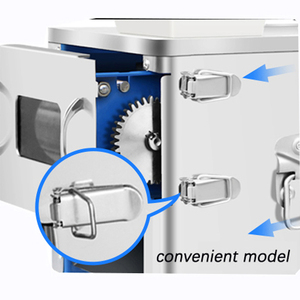 Machine à trancher la viande en acier inoxydable pour la transformation alimentaire, viande cuite et congelée, modèle 85C - Product Image 4