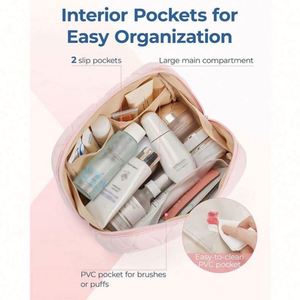 Bolsa de Maquillaje de Viaje Personalizada con Logotipo, de Invierno, Acolchada, Ligera, de Algodón y Plumón, Suave y Esponjosa - Product Image 4