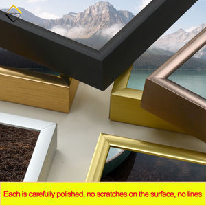 LB2007B ev dekor özelleştirilmiş alüminyum profil şerit Metal fotoğraf posteri çerçeveleri alüminyum resim çerçevesi kalıplama - Product Image 3