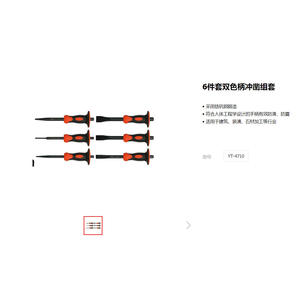 Cincel para mampostería de 26.5 mm con punta recta, grado industrial, para trabajos en piedra y cemento YT-4700 - Product Image 4