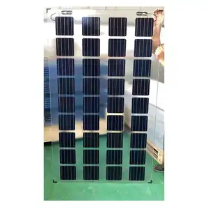 Panel surya kaca Bipv 500w, kaca tenaga surya transparan bipv kaca rahmenlose panel surya