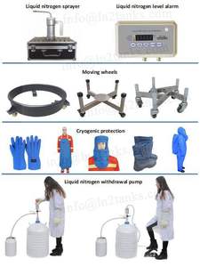 Novo Tanque de Nitrogênio Líquido de 20 Litros Yds-20 para Coleta de Semen e Equipamentos de Laboratório IVF - Product Image 4