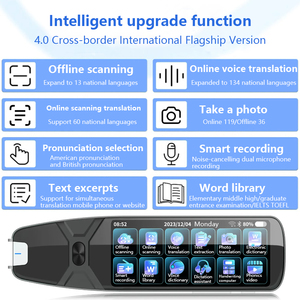 Akıllı akıllı 134 dil sesli çevirmen kalem tarama okuyucu metin disleksi için dokunmatik ekran ile - Product Image 5