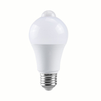 Bombilla LED con Sensor de Movimiento PIR E27, Bombilla de Seguridad Automática del Anochecer al Amanecer para Interiores, Exteriores, Garaje, Porche, Puerta Principal