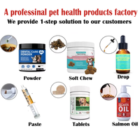 Mélange d'enzymes probiotiques naturelles à mâcher, aliments et suppléments pour animaux de compagnie, vente en gros de friandises pour chiens fournisseurs