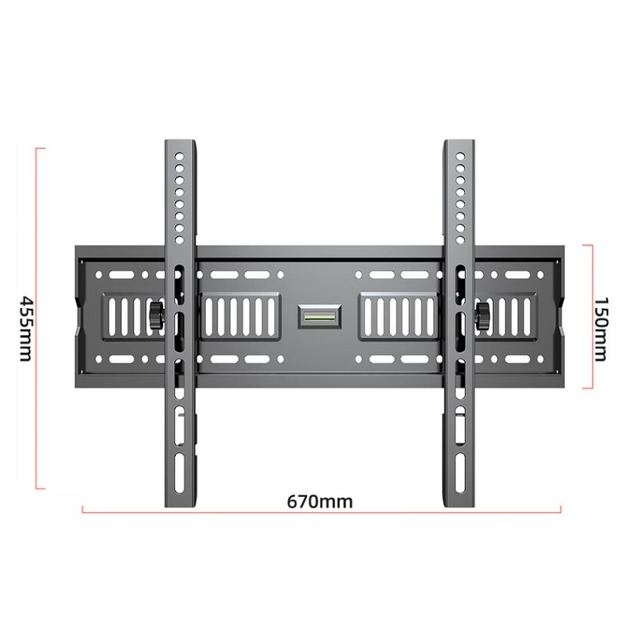 Universal Adjustable TV Wall Mount Popular Black Flat Panel Tilting TV Bracket for Office LCD Plasma Steel TV Holder