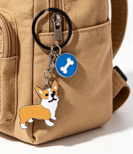 Llavero Corgi Personalizable Directo de Fábrica en Oferta, Llavero de Perro Personalizado para Amantes de Mascotas, Logotipo/Diseño Personalizado Disponible - Product Image 3