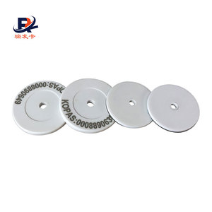 Chất lượng cao ID IC <span class=keywords><strong>NFC</strong></span> chip chống kim loại hình tròn lỗ thiết kế RFID tuần tra thẻ mã thông báo - Product Image 4