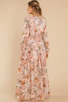 Robe droite sportive florale pour femme, col en V profond, manches courtes, sexy, 100 % polyester, printemps automne, cardigan à nouer