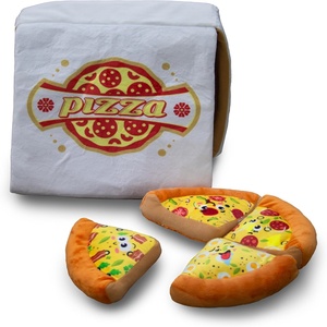 Unique Design Fast Food Series <b>Stuffed</b> Pet Squeak <b>Toys</b> <b>Soft</b> Plush Dog <b>Toys</b> - Product Image 1