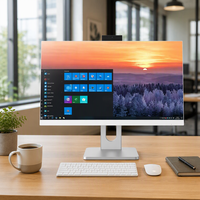Komputer Desktop Layar Sentuh Core I5 I7 I9 Monoblock PC All-in-one Barebone All in One
