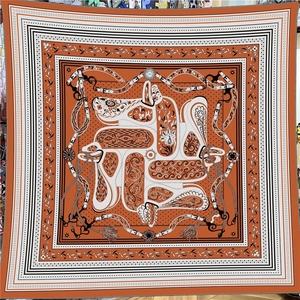 <span class=keywords><strong>Sciarpa</strong></span> in <span class=keywords><strong>Seta</strong></span> e <span class=keywords><strong>Cashmere</strong></span> per Donne, Scialli Arrotolati a Mano, Bandane, Grandi Hijab, Foulard Femminili con Stampa Floreale e Motivo a Cashemire - Product Image 3