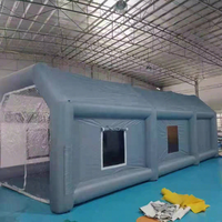 Cabine de peinture automobile gonflable portable en PVC durable et imperméable, tente de garage automobile gonflable à vendre