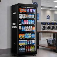 Distributeur automatique intelligent XMAI AI 520L pour hôtel, salle de sport, bureau, vente de collations et de boissons avec gestion numérique