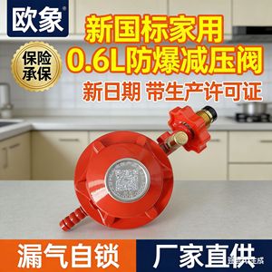 Vanne de réduction de pression de gaz européenne Elephant 0.6L, à passage direct, unidirectionnelle, à joint rigide, norme GB35848-2018 - Product Image 5