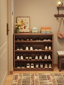 Mueble zapatero para sala de estar con diseño de tapa abatible, gran capacidad en un tamaño compacto, ideal para apartamentos. - Product Image 2